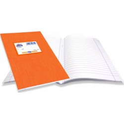 Τετράδιο πλαστικό πορτοκαλί Β5 Ριγέ 50φ SKAG SUPER ΔΙΕΘΝΕΣ